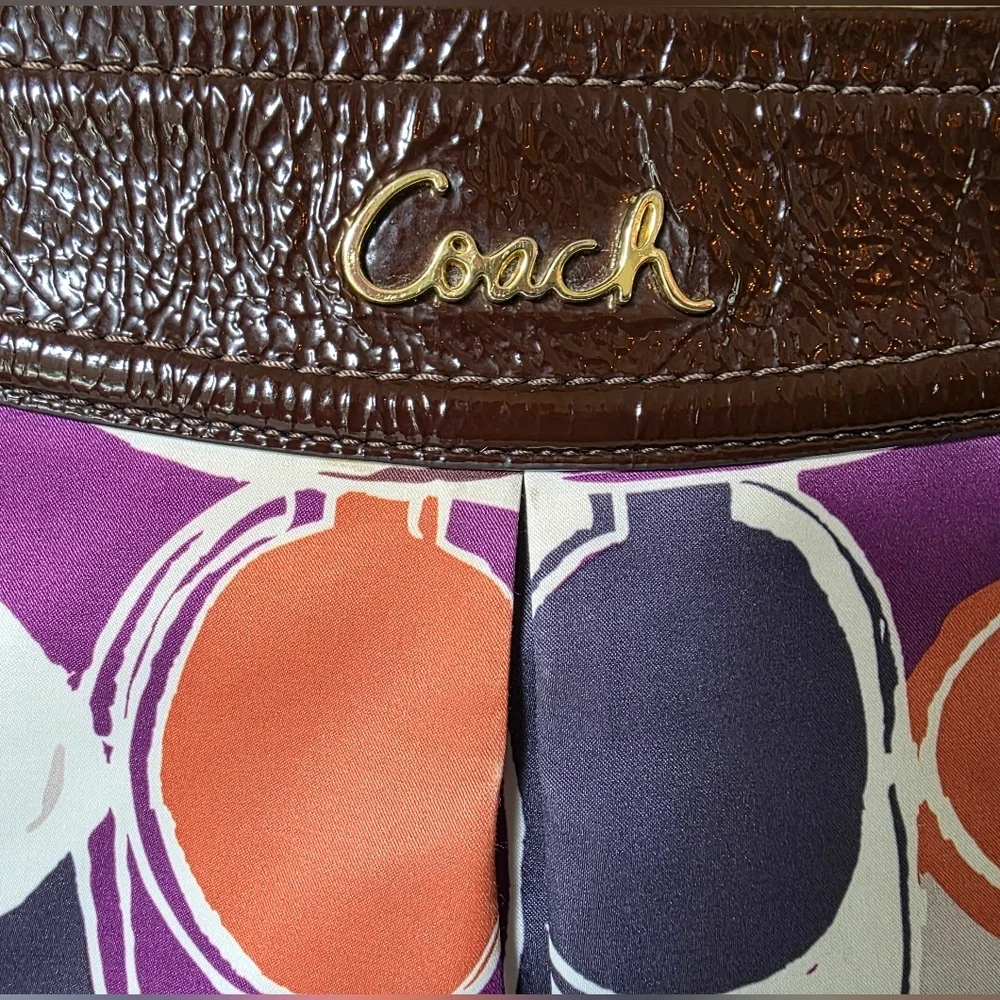 Coach Ashley Scarf Print Hippie Shoulder/Crossbody - Multicolor Logo Sateen - Picture 3 of 13